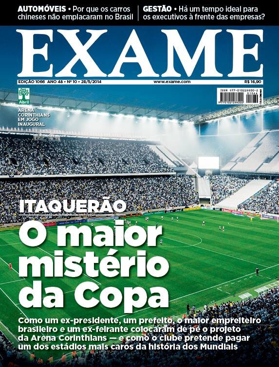 “Exame” detona o estádio corintiano